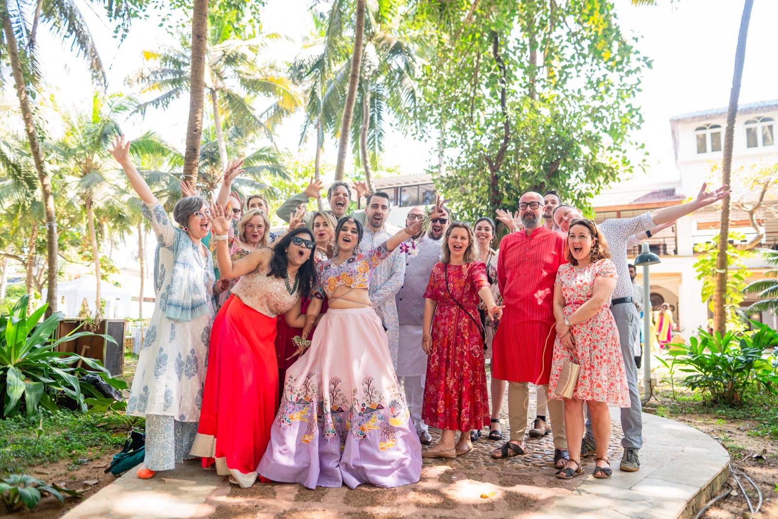 Bhavna and Przemo — the haldi ceremony